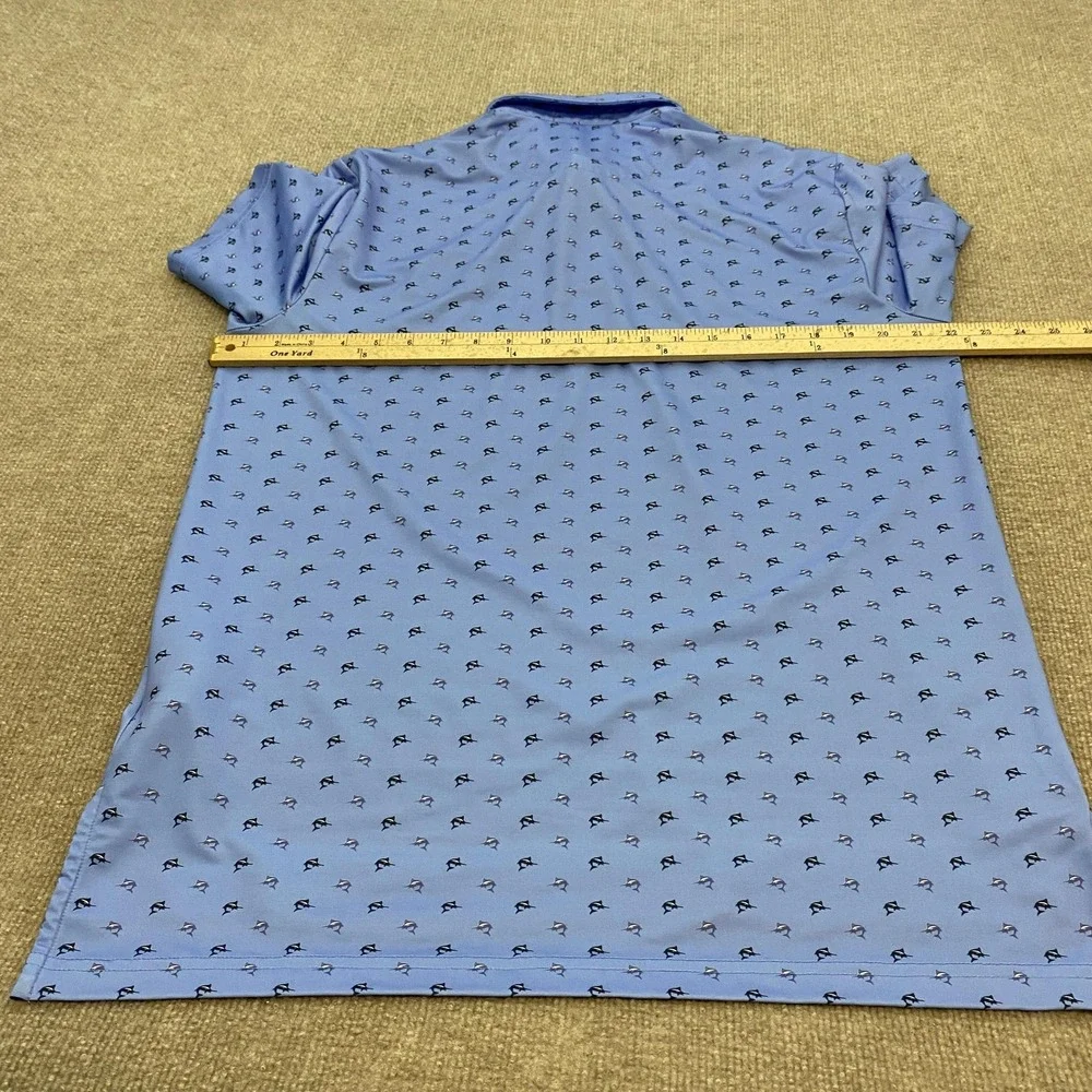 122nd U.S. Open Shirt Mens Medium Blue Golf Polo The Country Club Ralph Lauren